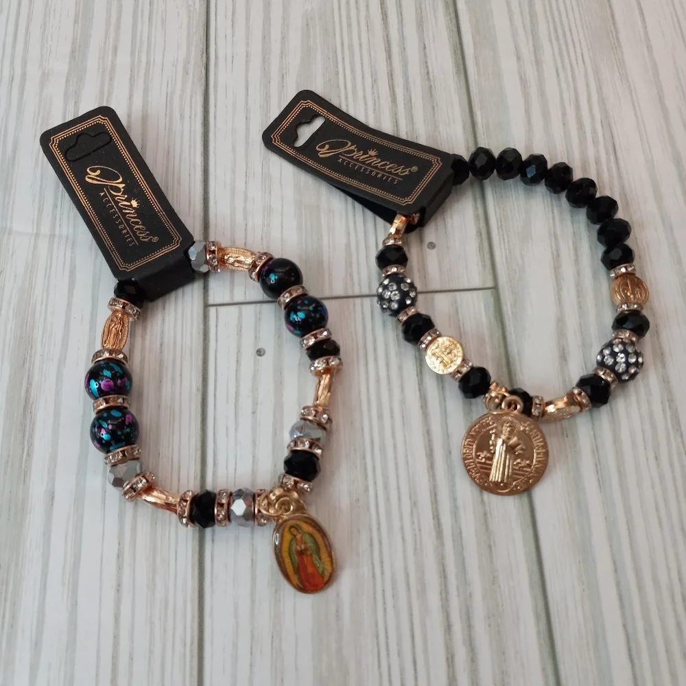 Spiritual Religious Beaded Stretch Bracelets